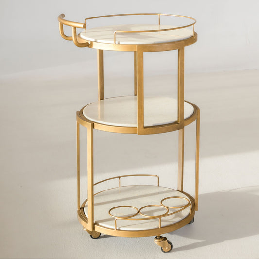 Column Serving Trolley