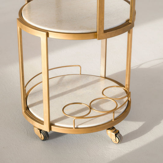 Column Serving Trolley